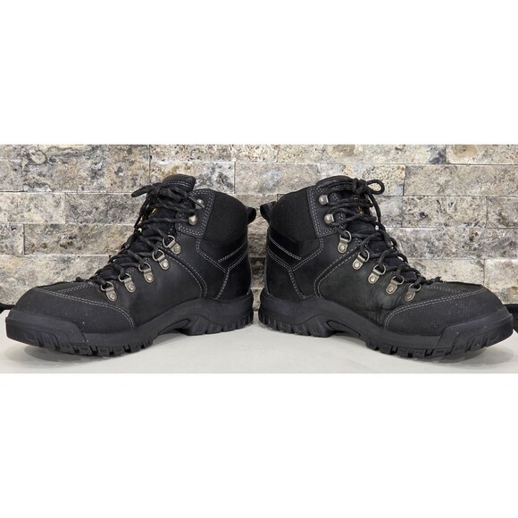 CAT Threshold Work Boots Waterproof Soft Toe Lace Up Black P74129 Men's 10.5 M - Picture 9 of 11